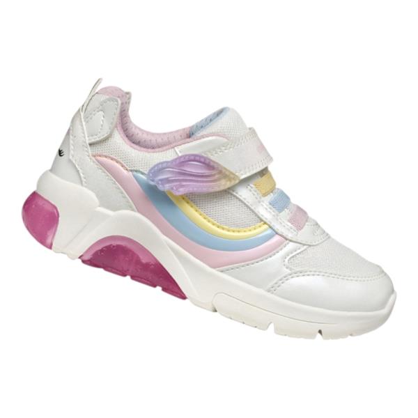 Παιδικό Sneaker Geox J55M4A0KNGNC0653.A Λευκό Muti