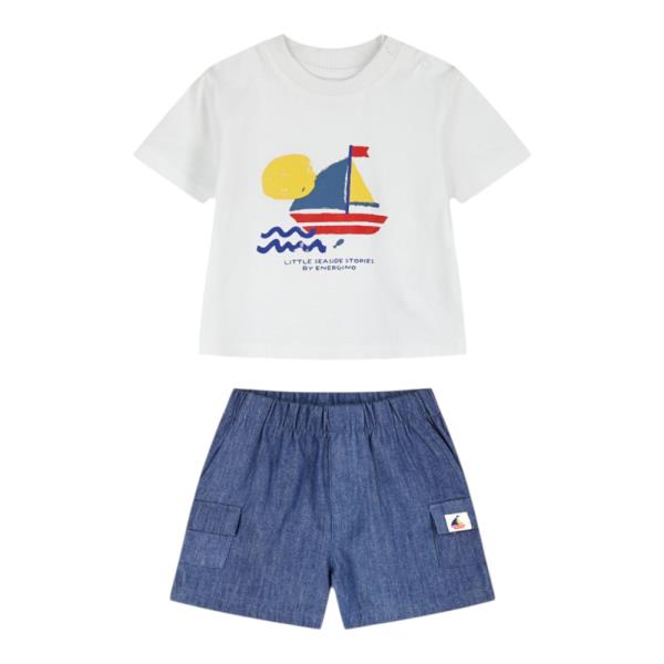 Βρεφικό Σετ Σύνολο Energiers 11-226455-0 Denim Αγόρι