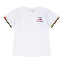 Παιδική Μπλούζα Energiers 12-226129-5 Λευκό Αγόρι