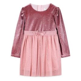 Παιδικό Φόρεμα Boutique 45-126390-7-7 Ροζ Glitter Κορίτσι