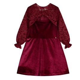 Εφηβικό Φόρεμα Boutique 46-126274-7 Μπορντώ Κορίτσι