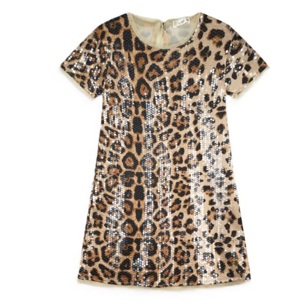 Εφηβικό Φόρεμα Boutique 46-126273-7 Λεοπάρ Κορίτσι