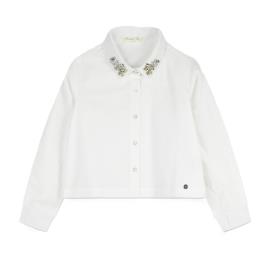 Εφηβικό Πουκάμισο Boutique 46-126270-4 Λευκό Κορίτσι
