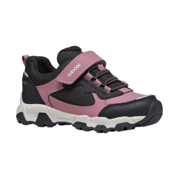 Παιδικό Casual Geox J464LA050FUC9321 Ροζ Μαύρο