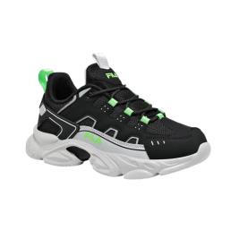 Παιδικό Sneaker Fila Memory Spinel 3 Lace 3YF51022-036 Μαύρο Γκρι Λαχανί