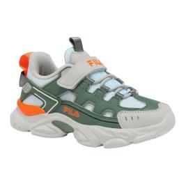 Παιδικό Sneaker Fila Memory Spinel V 7YF33002-636 Χακί Μπεζ Γαλάζιο