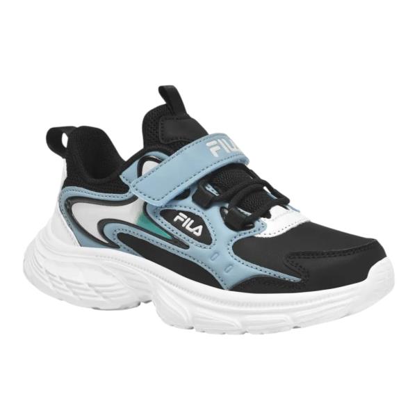 Παιδικό Sneaker Fila Dash 3 Memory Velcro 3YF63012-001 Μαύρο Σιέλ