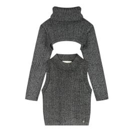 Εφηβική Μπλούζα Boutique 46-126270-6 Μαύρο Μεταλιζέ Κορίτσι