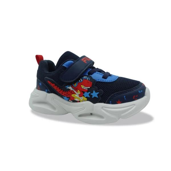 Παιδικό Sneaker Fila Dino Velcro Lights 7BK61008-200 Μαρέν