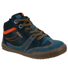 Παιδικό Μποτάκι Kickers 661470-30 Γκρι Μαύρο Αγόρι